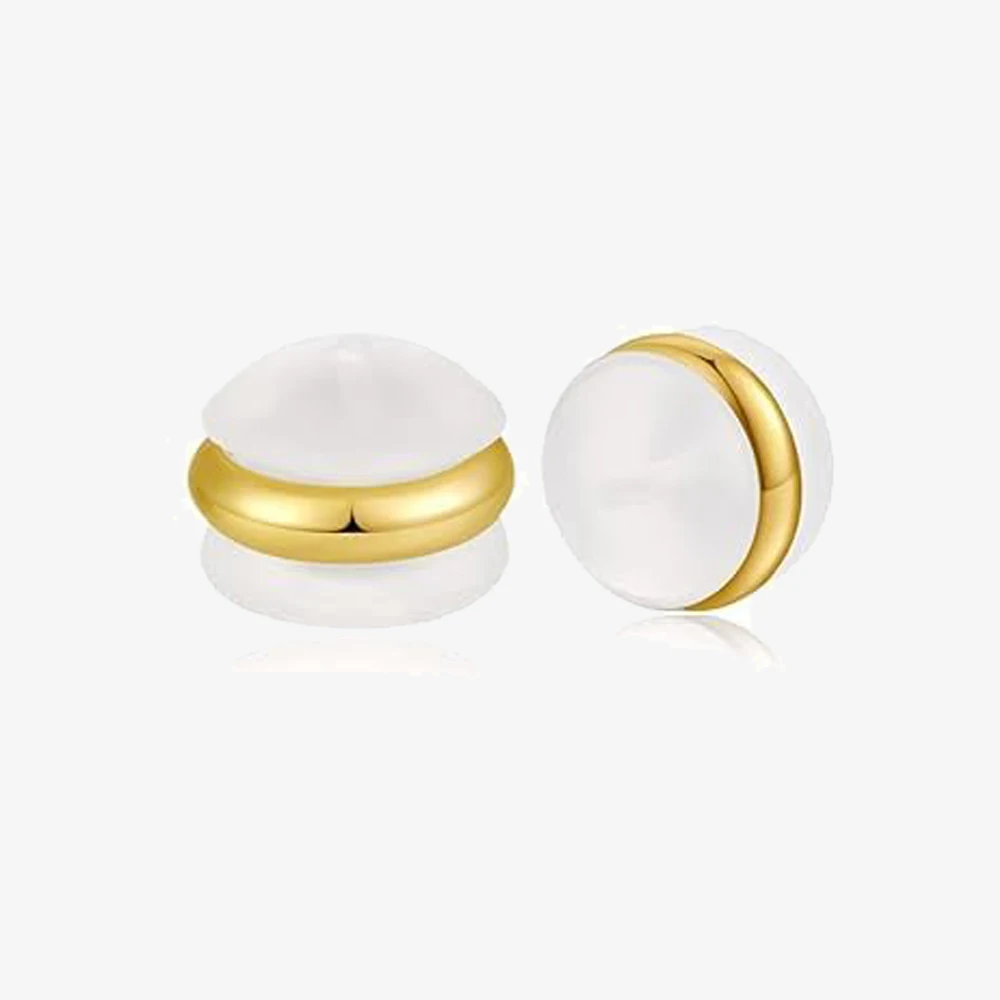 10/30/50Pcs Weiche Silikon Ohr Zurück Stopper Beschichtet Hamburger Ohr Stecker Für DIY Schmuck Machen Ohrring ersatz Zubehör – Detail 2