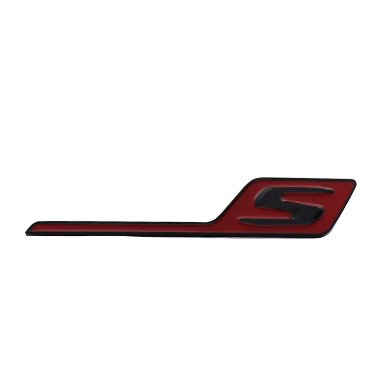 Pegatina con emblema para guardabarros trasero y puerta de la serie negra de diseño de coche en 3D para la serie SCR GT GTS C63 E63 W212 W213 W205 W177