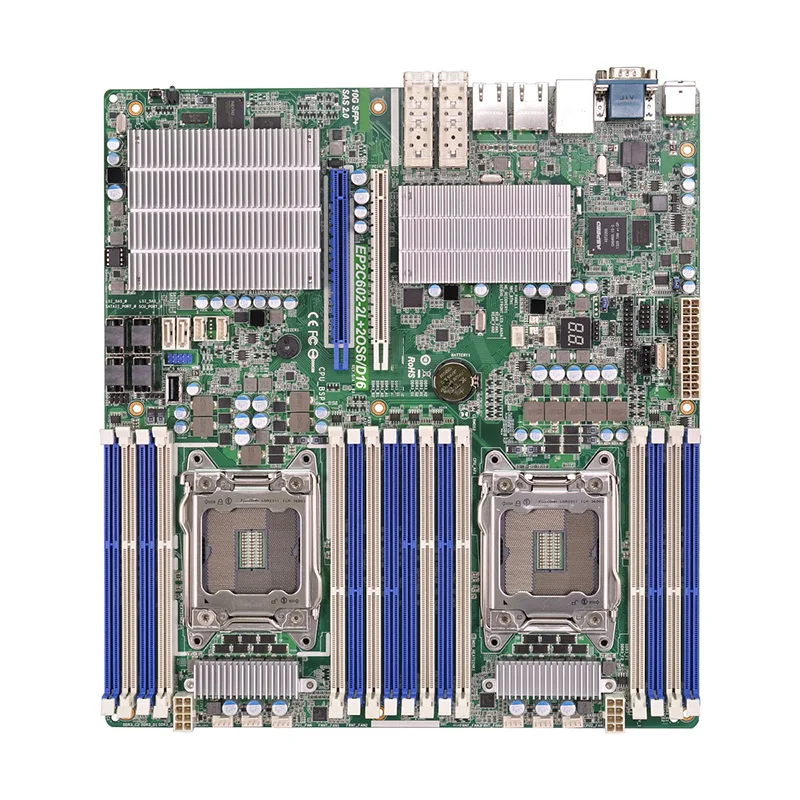 Server Motherboard For ASROCK For EP2C602-2L+2OS6/D16 LGA2011 C602 Support E5-1600 2600 4600 V2 Fully Tested Good Quality 5 Server Motherboard For ASROCK For EP2C602-2L+2OS6/D16 LGA2011 C602 Support E5-1600 2600 4600 V2 Fully Tested Good Quality - Image 3