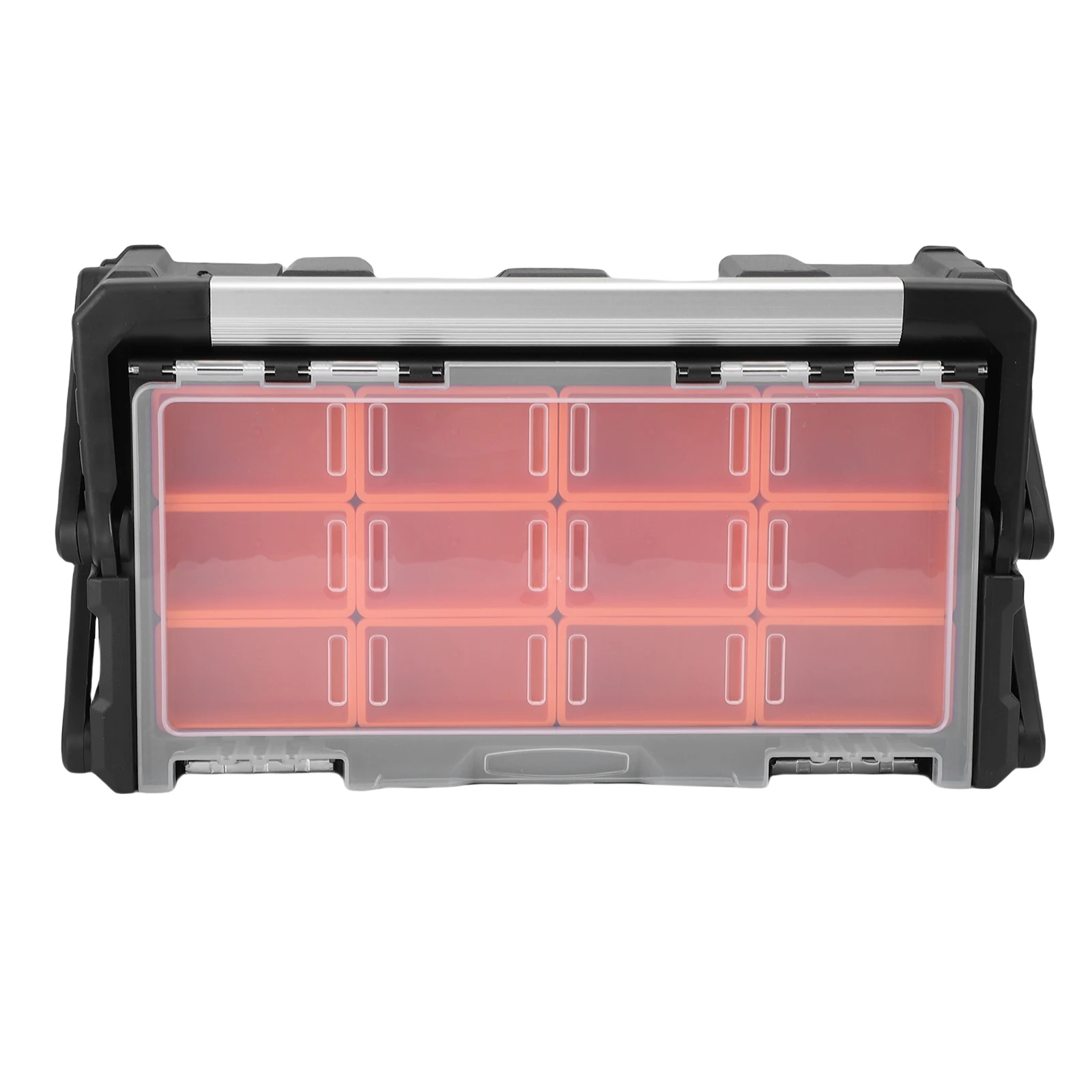 Small Parts 2 Layer 18 Compartments Multi Functional Electronic Tool Box for Sc