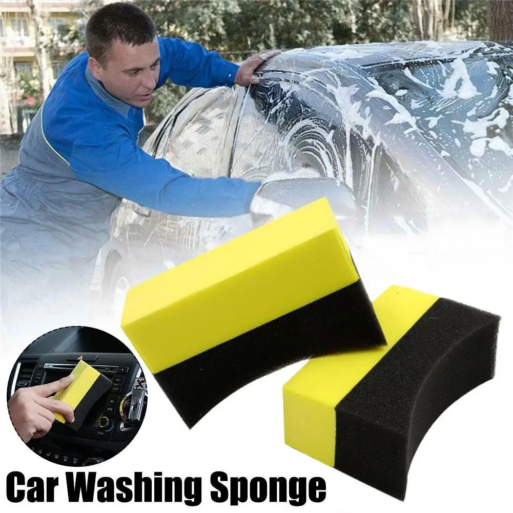 

1Pcs Car Wheel Cleaning Sponge Tire Wash Wiper Water Suction Sponge Pad Wax Polishing Tyre Brushes Tools Car Wash Accessories