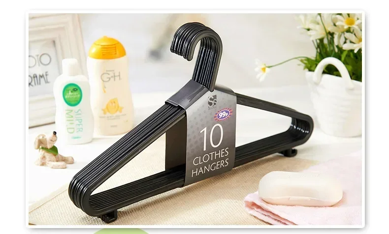 Description Picture 3 of item10/50pcs Adult Clothe Hanging Rack Clothing Hanger Non-Slip Dry Portable Household Clothe DressOrganizer Closet Clothes hanger