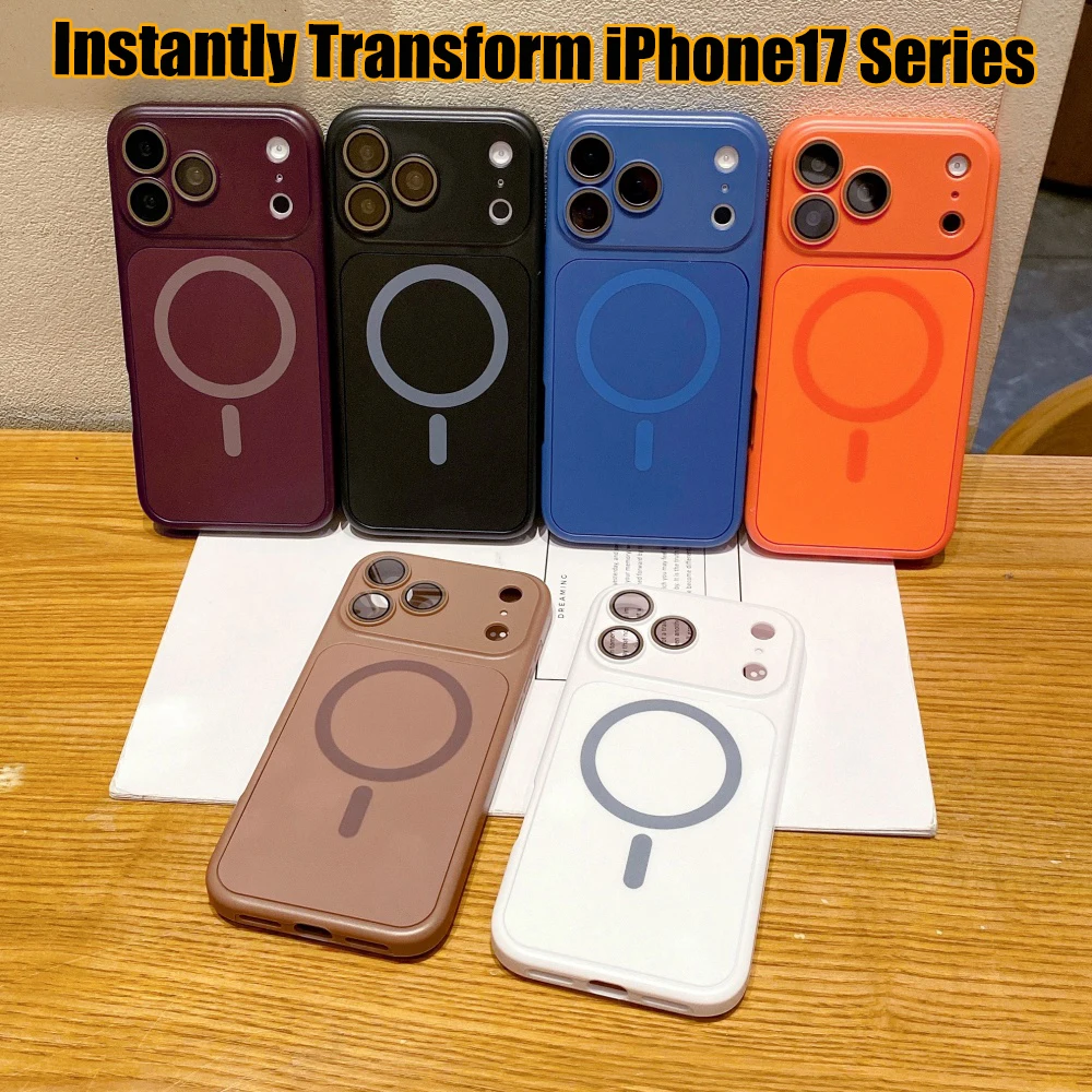 Magnetic 2-in-1 Matte Lens Protection Case with Instant Change