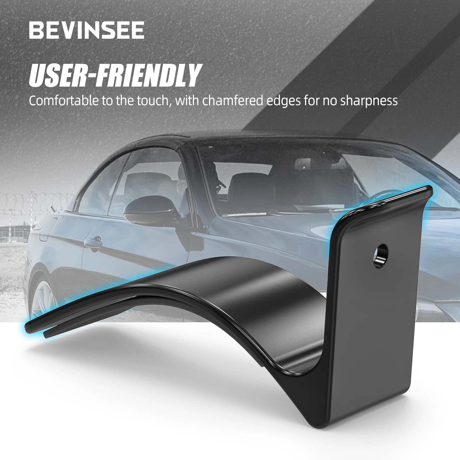 BEVINSEE 안전벨트 핸드 오버 고정 부착 익스텐더, BMW E92 3 시리즈 2005-2013 용