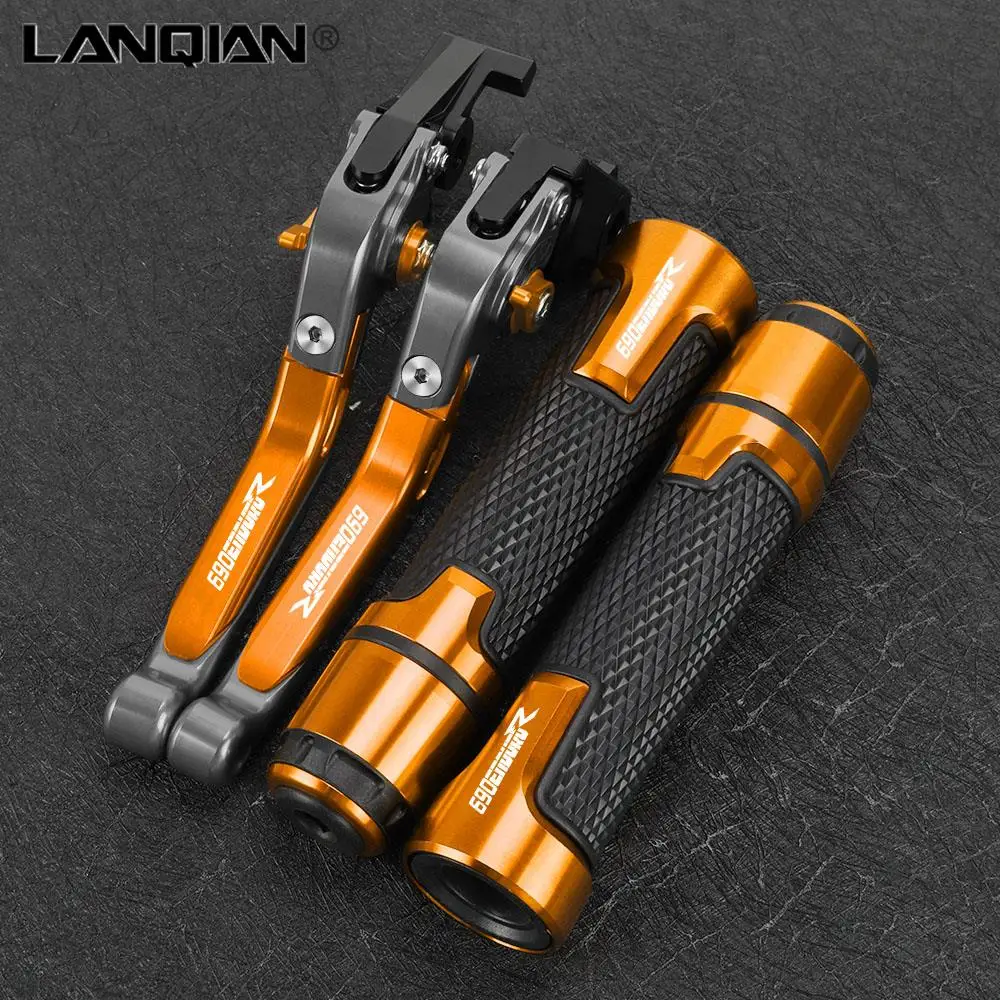 

Motorcycle Accessories FOR 690 Enduro R 2014 2015 2016 2017 CNC Brake Clutch Levers Handbrake Handlebar Grip Handle Hand Grips