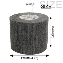 Nylon Flap Brush Roller for Metal Polishing and Burnishing (Grit 400)