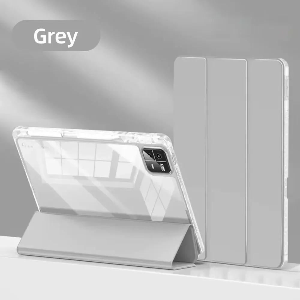 Clear Tablet Cover with Pen Holder and Awake/Sleep Function