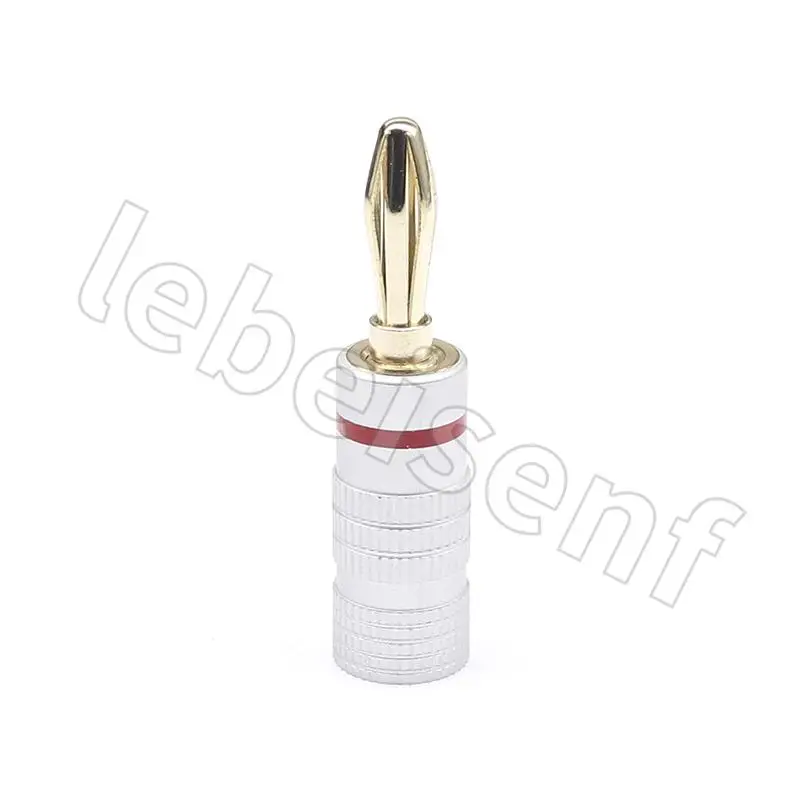 sourcing map 4 stuks 2 mm banaanstekkers, 10A 6 mm OD 26,5 mm lengte