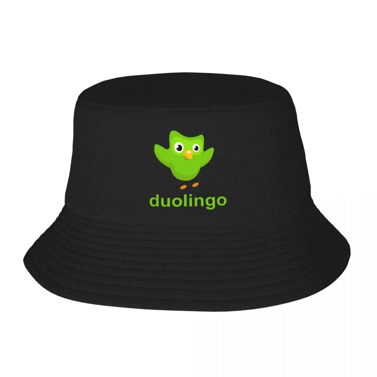 Duolingo Owl Duo Bucket Hat Panama For Man Woman Bob Hats Autumn Fisherman Hats Summer Beach Fishing Unisex Caps 3