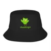 Duolingo Owl Duo Bucket Hat Panama For Man Woman Bob Hats Autumn Fisherman Hats Summer Beach Fishing Unisex Caps 3