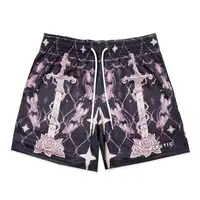 New Mesh Breathable Men Shorts GYM Basketball Running Quick-Drying Shorts  Print Fashion Shorts Summer Shorts Beach shorts 1