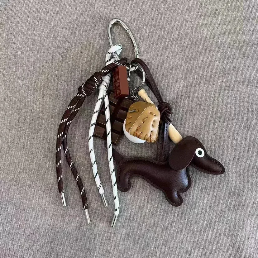 Decorative leather charm styling