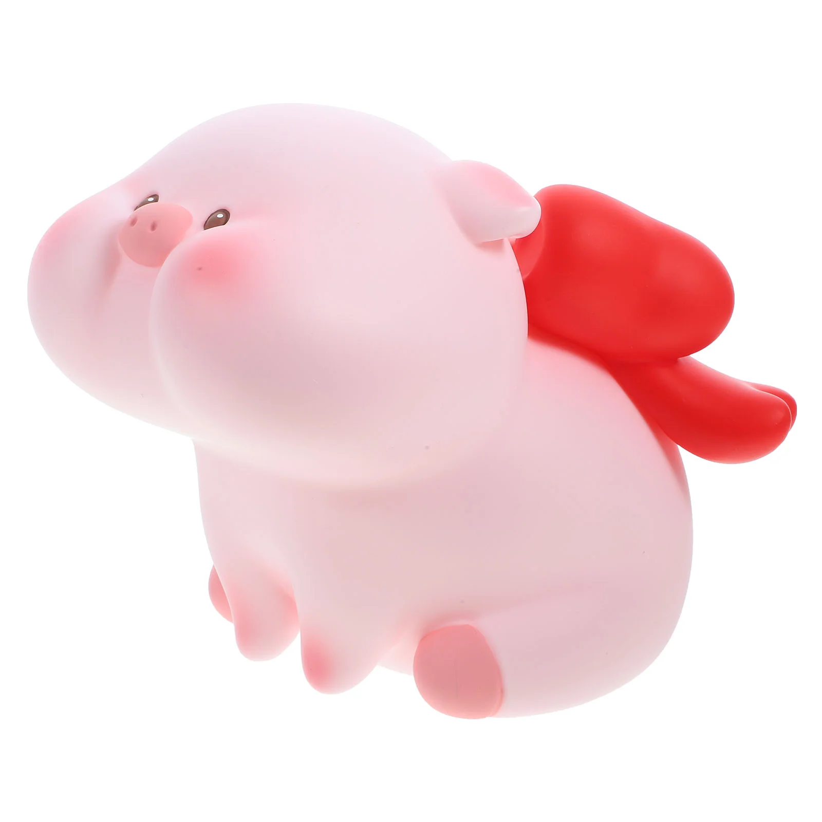 

Piggy Bank Decor Lovely Coin for Girls Money Pot Small Vinyl Household Child Holder Adornment