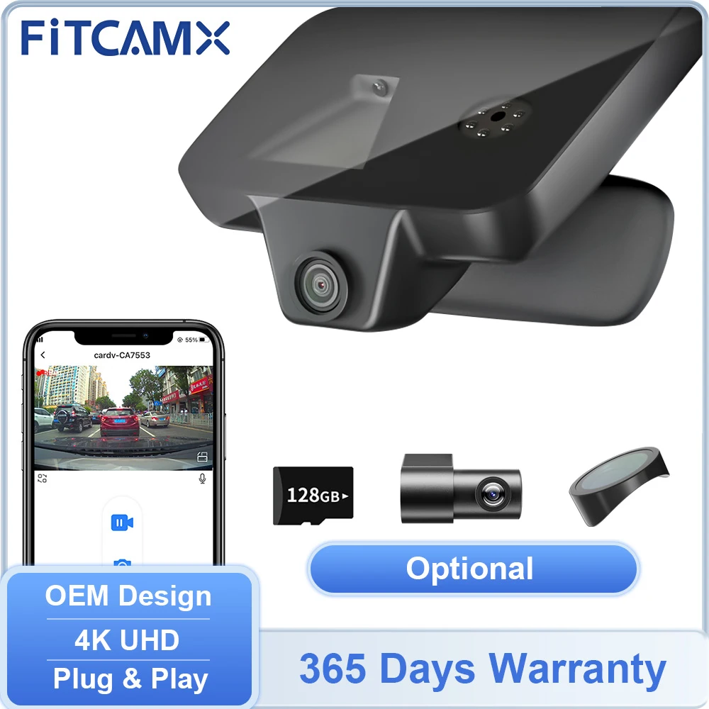 FITCAMX Camera for Chevrolet Bolt EV EUV 2022- 2024, 4K Car Driving ...