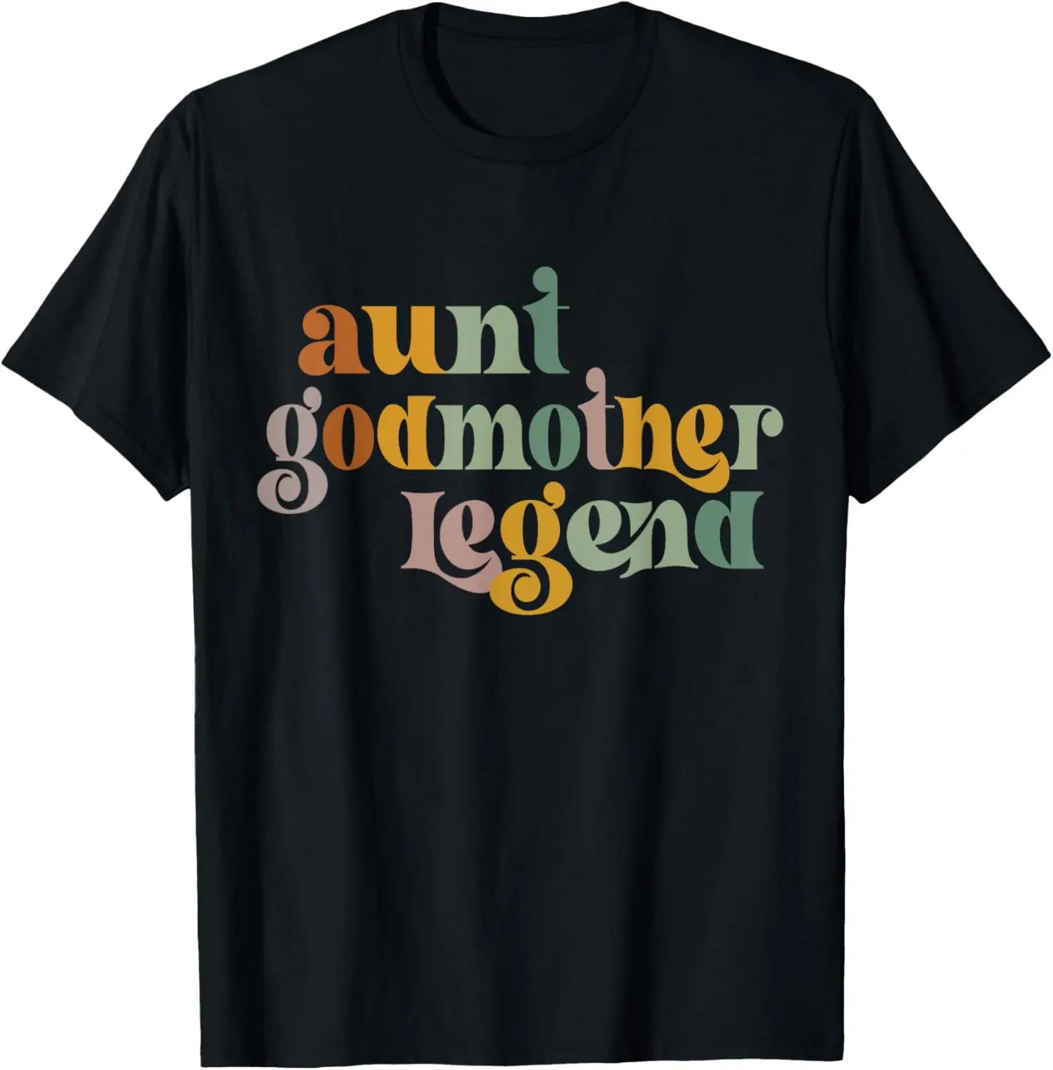 

vintage groovy Aunt Godmother Legend T-Shirt