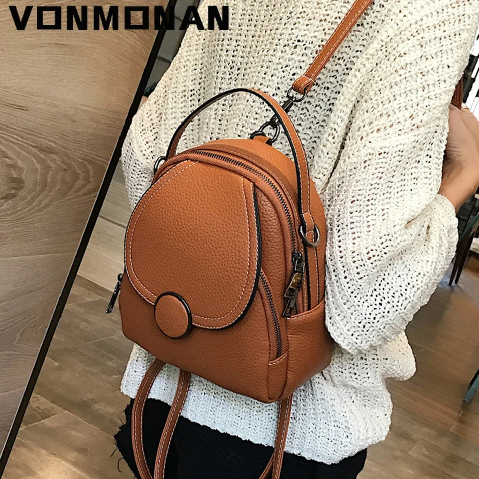 Mini Rucksack Rucksack Damen Designer New Designer Fashion Women Leather  Backpack Mini Soft Touch Multi-Function