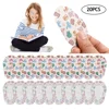 20pcs Medical Sterile Eye Pad Adhesive Bandages Amblyopia Eye Patch Band Aid Breathable Skin Color Disposable Kids First Aid Kit 5