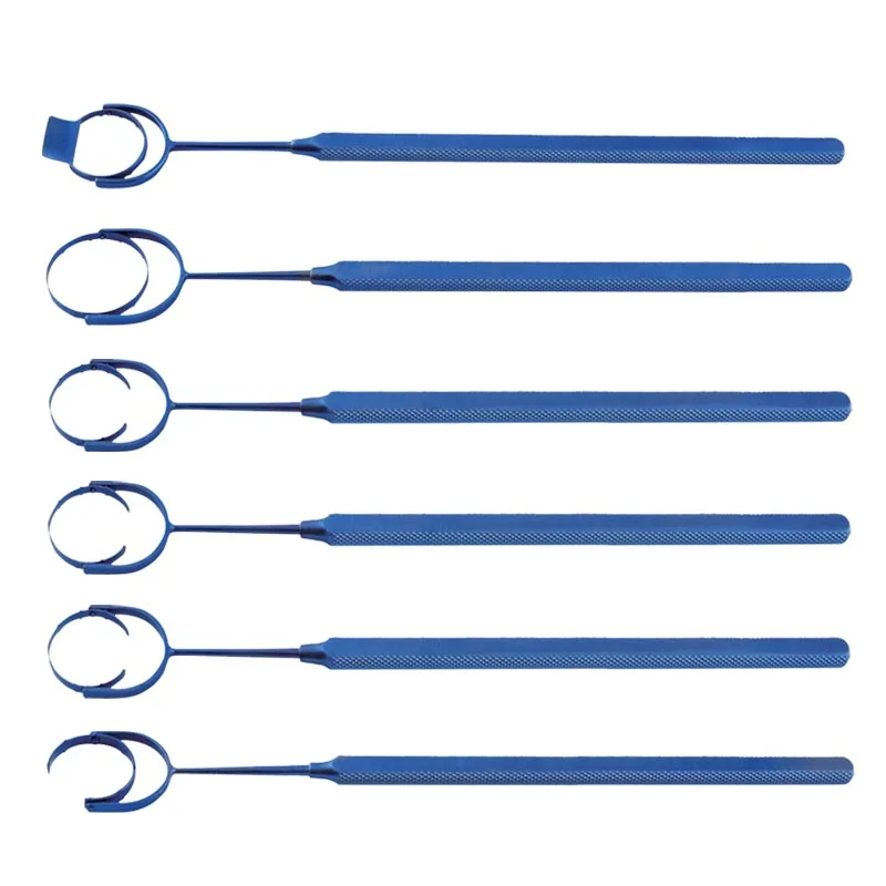 

Titanium Alloy Thornton Fixation Ring Swivel Head Eyelid Tool Ophthalmic Instrument