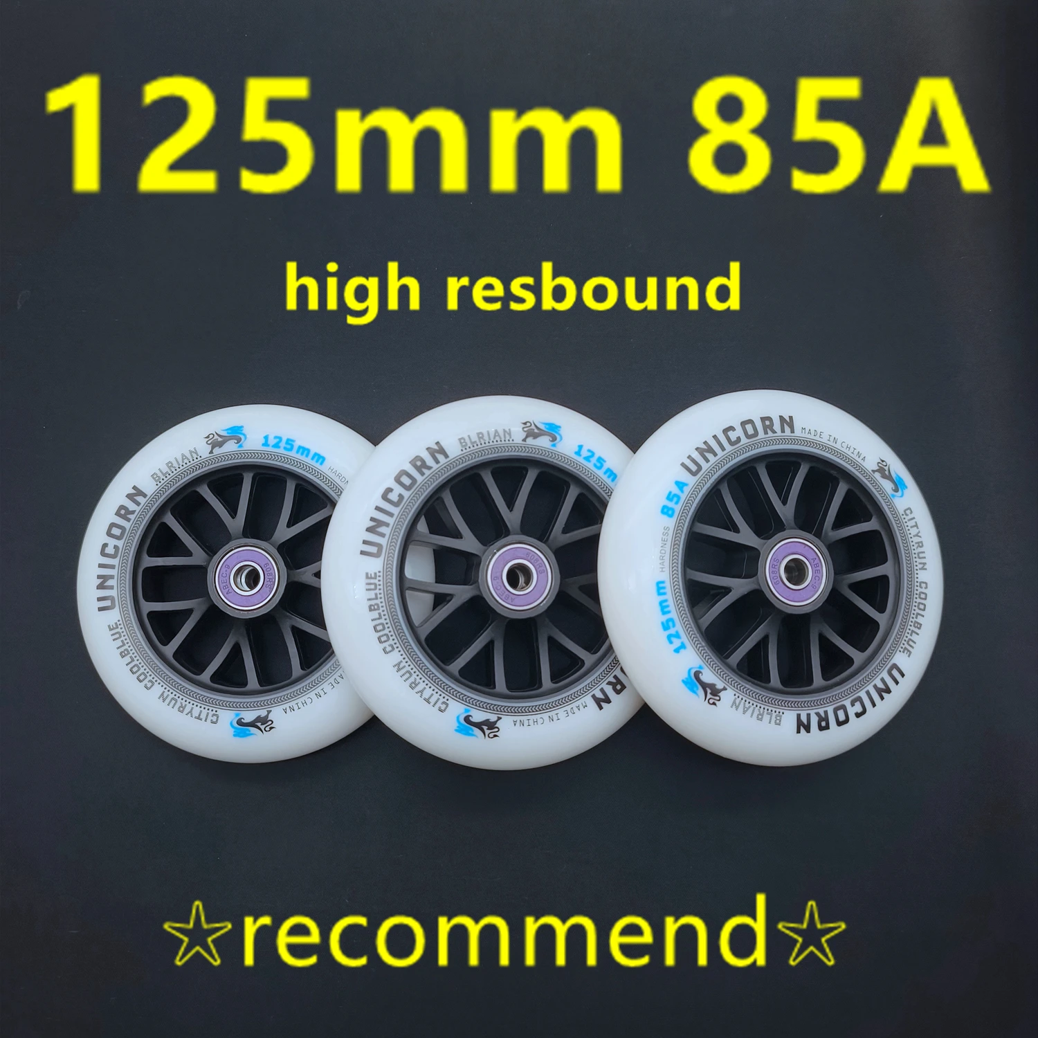Speed Wheel 125mm speed wheel 125mm 85A 125x24 mm including bearings
