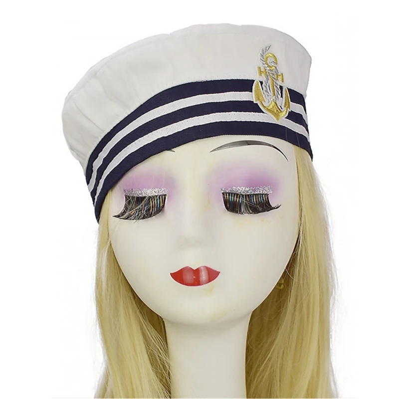 Sailor Captain Hat for Kids Adults Sailor Party Cosplay Costume Props Navy Captain Hat for Party sailor hat costume hat