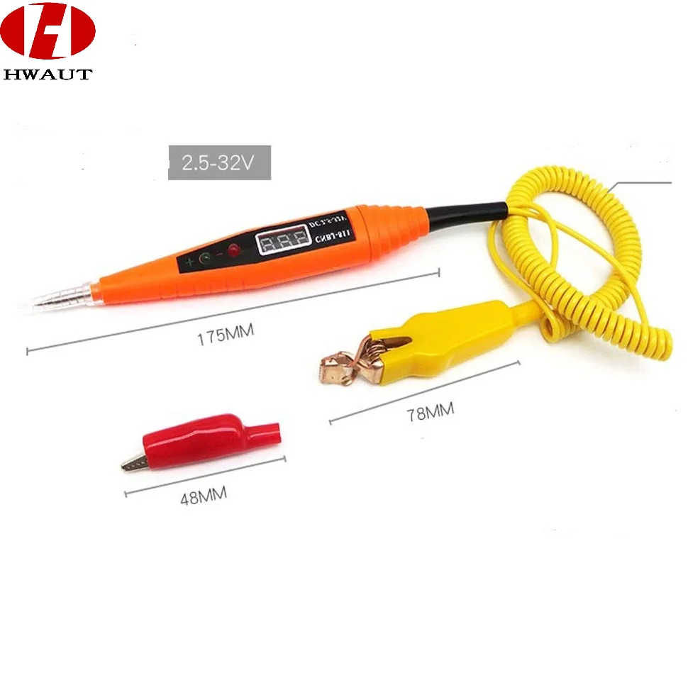 2.5v32v Automotive Circuit Maintenance Tester Pencil Digital Display