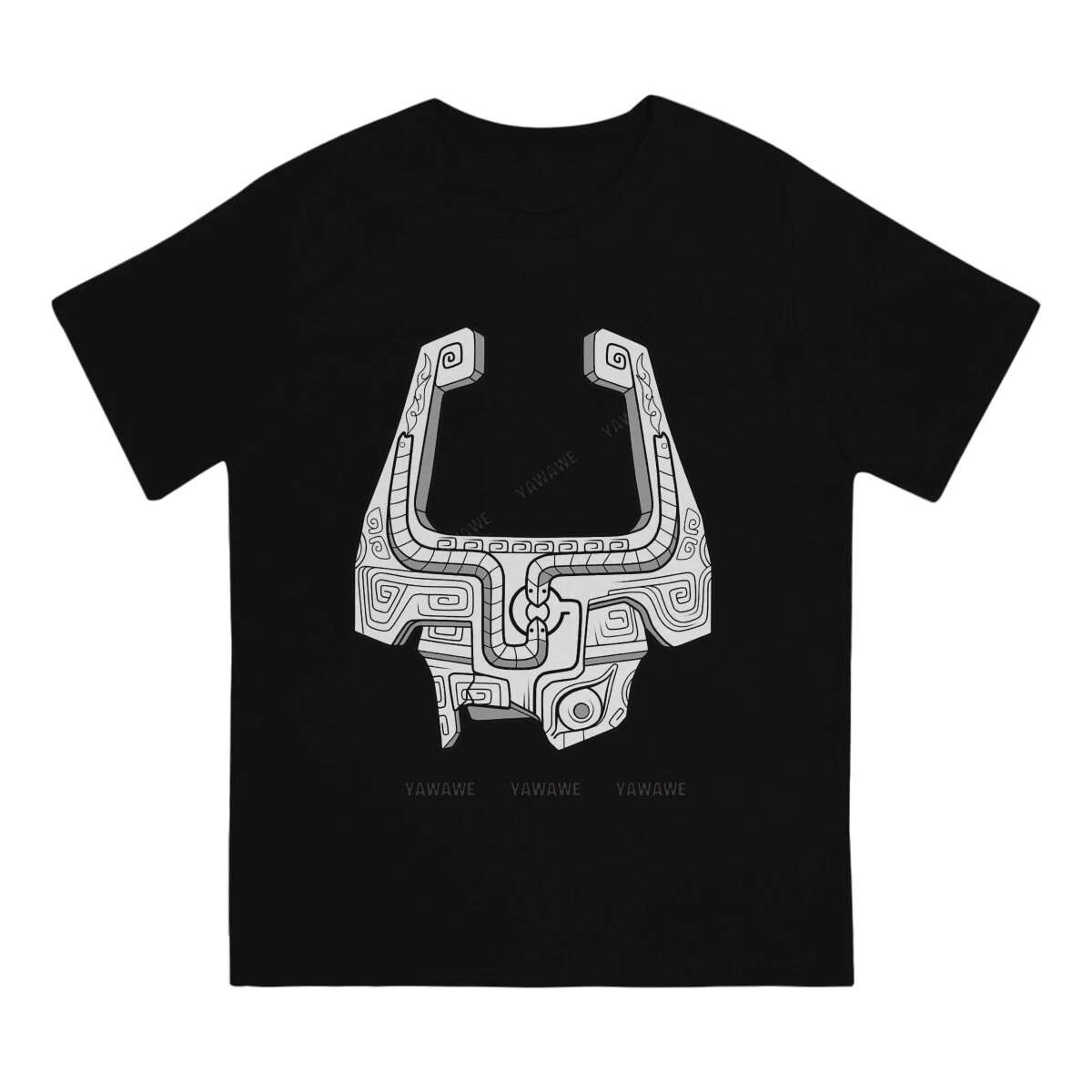 Z-Zelda Maglietta Creativa Per Uomo Twilight Princess Midna Casco Girocollo T-Shirt In Puro Cotone Regali Di Compleanno Distintivi