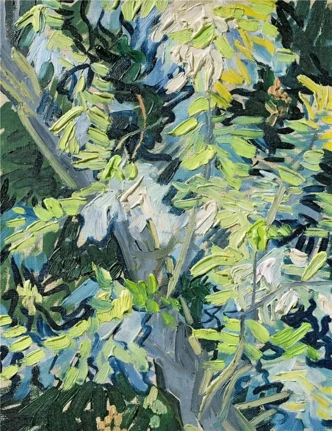 thumbnail image 1 of Póster de obra maestra de Van Gogh, póster abstracto de noche estrellada con flores de almendro en el jardín, póster de arte de pared, impresiones de pintura en lienzo, 1 of 5