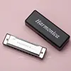 10 Hole Harmonica Mouth Organ Puzzle Musical Instrument Beginner Teaching Playing Gift Copper Core Resin Harmonica Harp 2