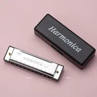 10 Hole Harmonica Mouth Organ Puzzle Musical Instrument Beginner Teaching Playing Gift Copper Core Resin Harmonica Harp 2