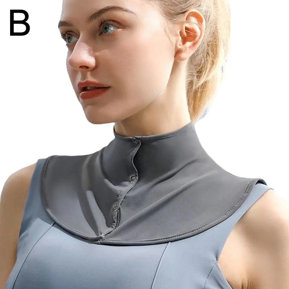 Sunscreen Neck Cover Summer Ice Silk UV Protection Golf Shawl Protection Neck Sport Driving Wrap Neckerchief Outdoor T5Q7