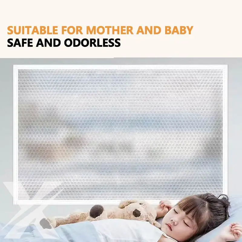 Winter warm curtains, sealed insulation film, anti cold and anti freezing double-layer windproof, no need to drill h