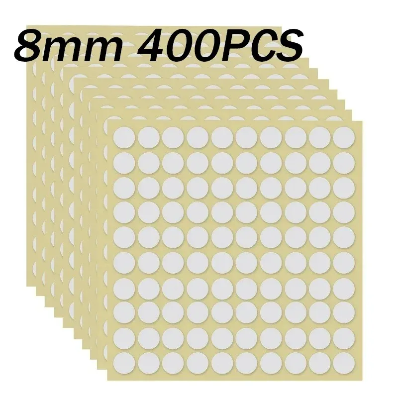100/200/300/400PCS 양초 양초 심지 스티커 고온 방지 양면 스티커 왁스 고정 양초 DIY 만들기