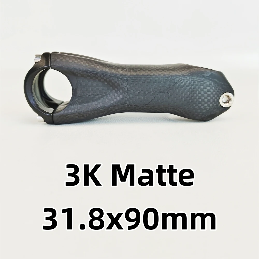 Ultra-Light Carbon Fiber Bicycle Stem - 10° Angle, 31.8mm Diameter, Adjustable Length (80-120mm)