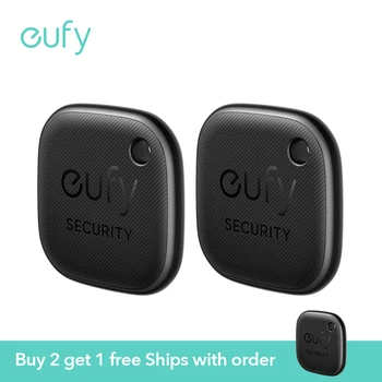 eufy Security SmartTrack Link Works With Apple Find My Key Finder Bluetooth Tracker Tag For Earbuds & Luggage Phone Finder IOS 1