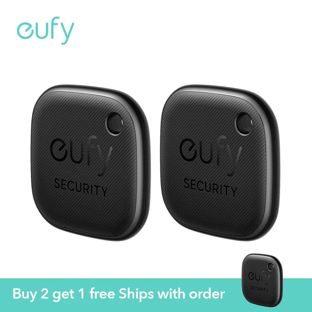 eufy Security SmartTrack Link Works With Apple Find My Key Finder Bluetooth Tracker Tag For Earbuds & Luggage Phone Finder IOS 1