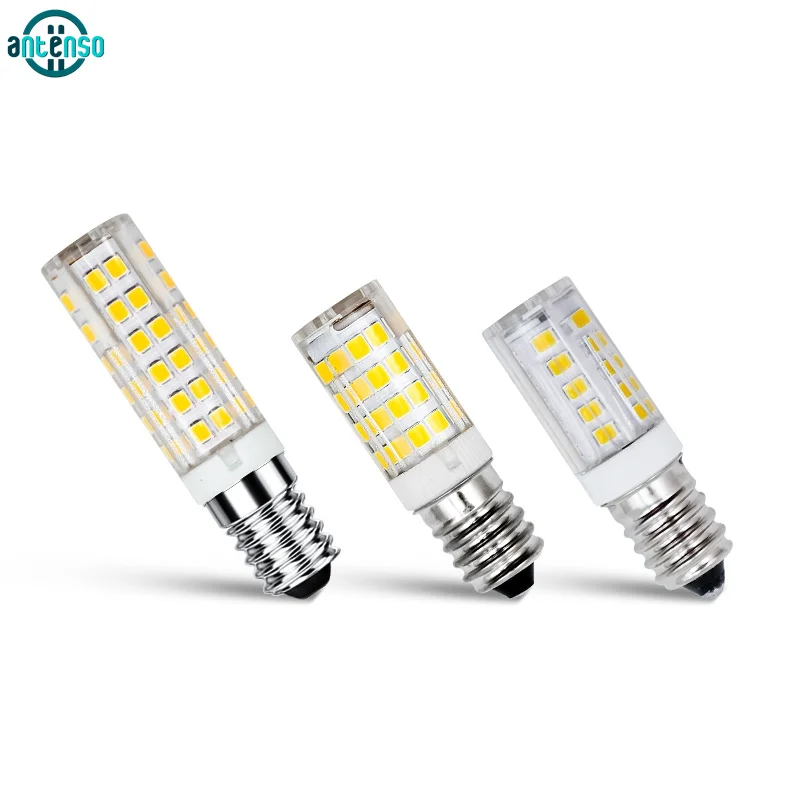 1-10 قطعة E14 LED لمبة مصباح 3 واط 5 واط 9 واط التيار المتناوب 220 فولت-240 فولت لمبة الذرة الصغيرة ضوء 2835SMD 360 شعاع زاوية استبدال أضواء الثريا الهالوجين — صورة 1