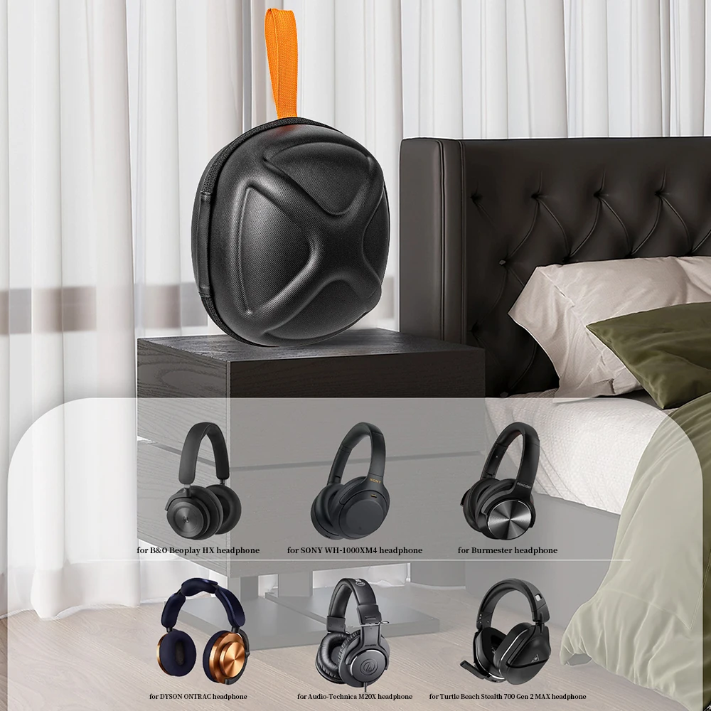 for Razer BlackShark V2 X Headphone Storage Bag Hard EVA Box