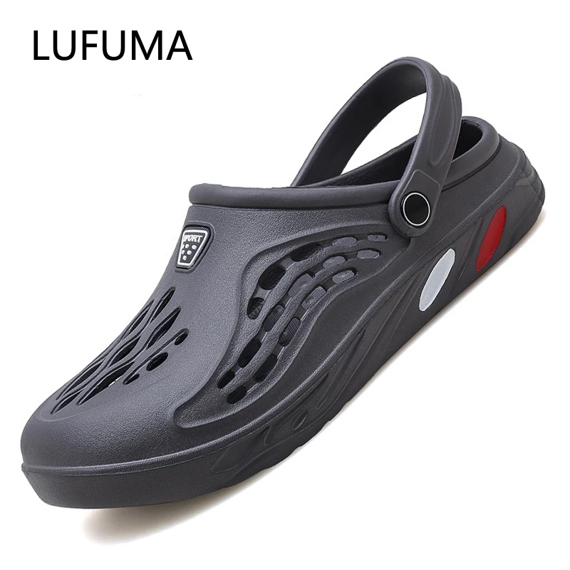 Мужская обувь унисекс летние тапочки с отверстиями модные уличные кроссовки