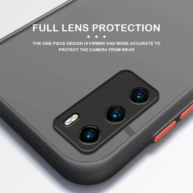 Ultra-Durable Transparent Matte Shockproof Armor Case