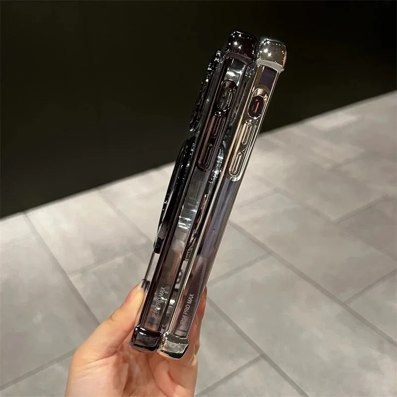 Für iPhone 16 15 11 12 13 14 Pro Max Xs XR 7 8 Plus 6 SE 16e Luxus Stoßfeste Handyhülle Magnetische Halterung für Magsafe-Halter – Detail 13