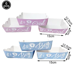 6 - Pack Pink & Blue Party Favor Boxes - 12pcs (D)