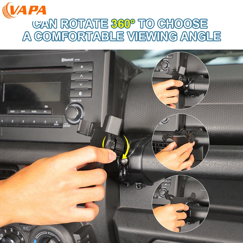 Mobile Phone Holder phone holder mobile phone holder Car Center Console Mobile Phone Mount Holder Cup Hook For Suzuki Jimny Up Interior Accessories