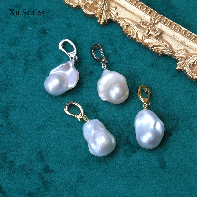S925 Sterling Silver Openable Multifunctional Button Head Natural Fresh ...
