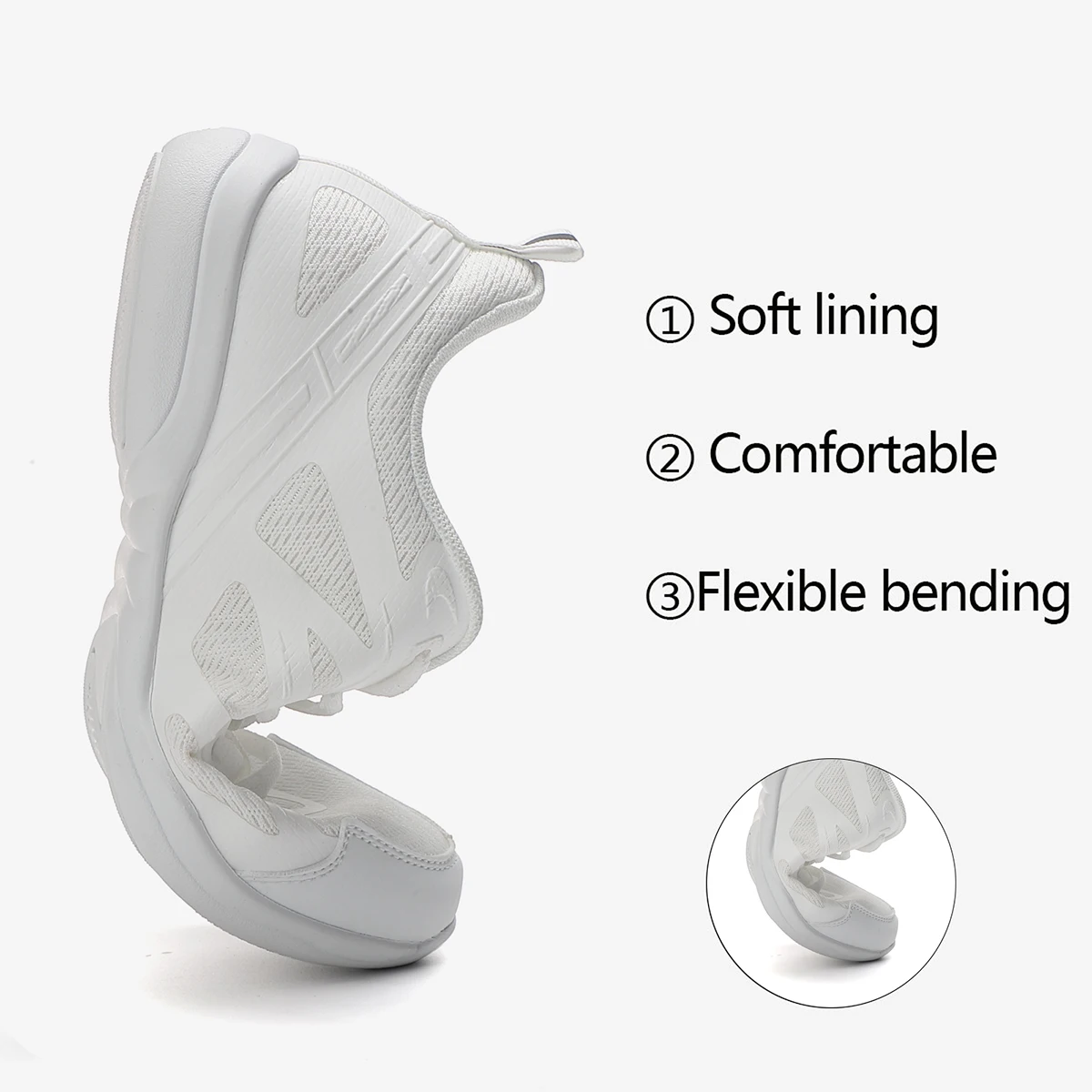 Description Picture 6 of itemMarwoo 2415 Women's Cheerleading Dance Sneakers Children's Lightweight Cheerleading Training Walking Tennis Fashion Sneakers