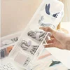 Large Capacity Transparent Storage Box with 5 Compartments Plastic Storage Box for Cables Batteries Clear Separation Organizer 2