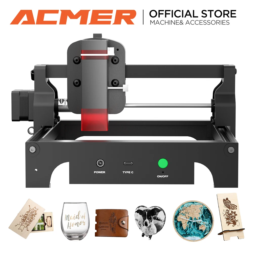 【未開封】レーザー彫刻機 ACMER S1 2.5 加工機 レーザー加工カッター ACMER S1 Portable Laser Engraver | Mini Engraver