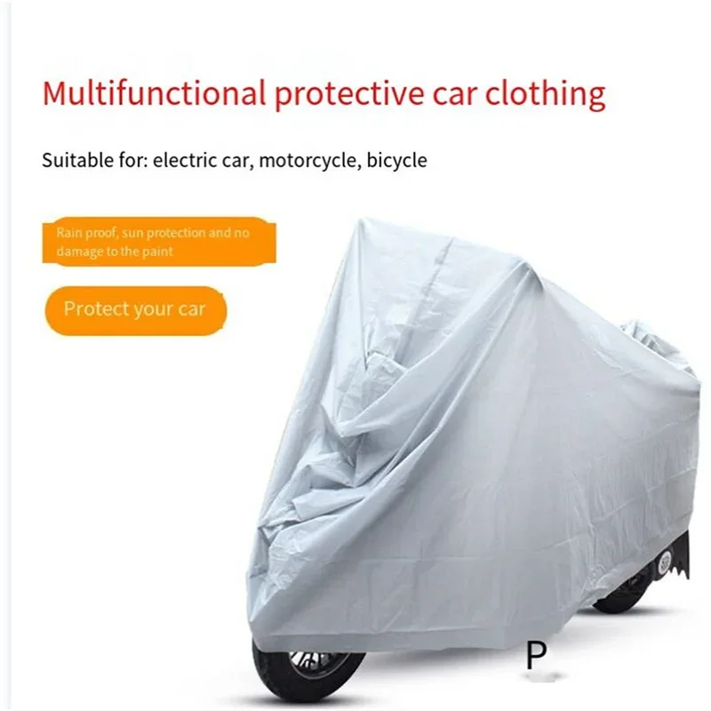 All-Weather Waterproof Motorcycle and Scooter Cover with UV Protection and Dust Guard for Outdoor and Indoor Use