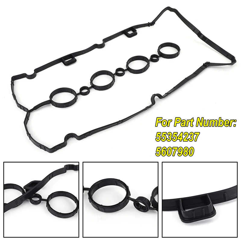 Fits For Chevrolet Cruze Sonic 1.8L 2011-2014 Valve/Rocker Cover Gasket Rubber Set Replacement 50-029994-00, 71-38166-00
