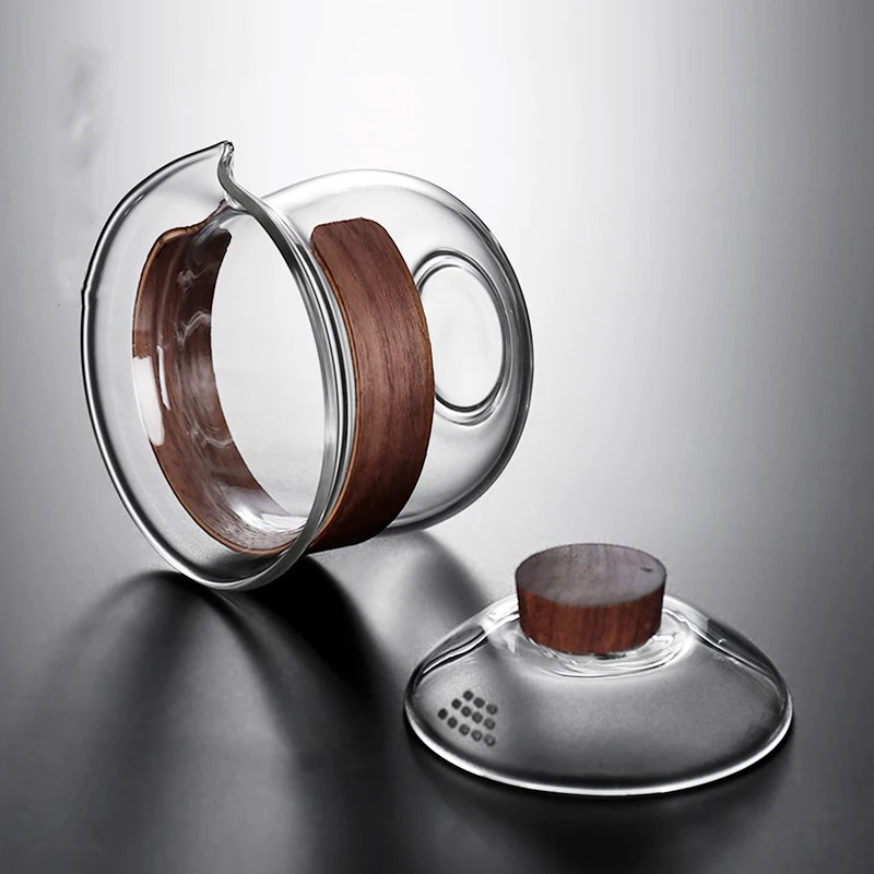 Glass Gaiwan Single Tea Bowl Large Kungfu Tea Set Heat-resistant Tureen for Puer Thickened