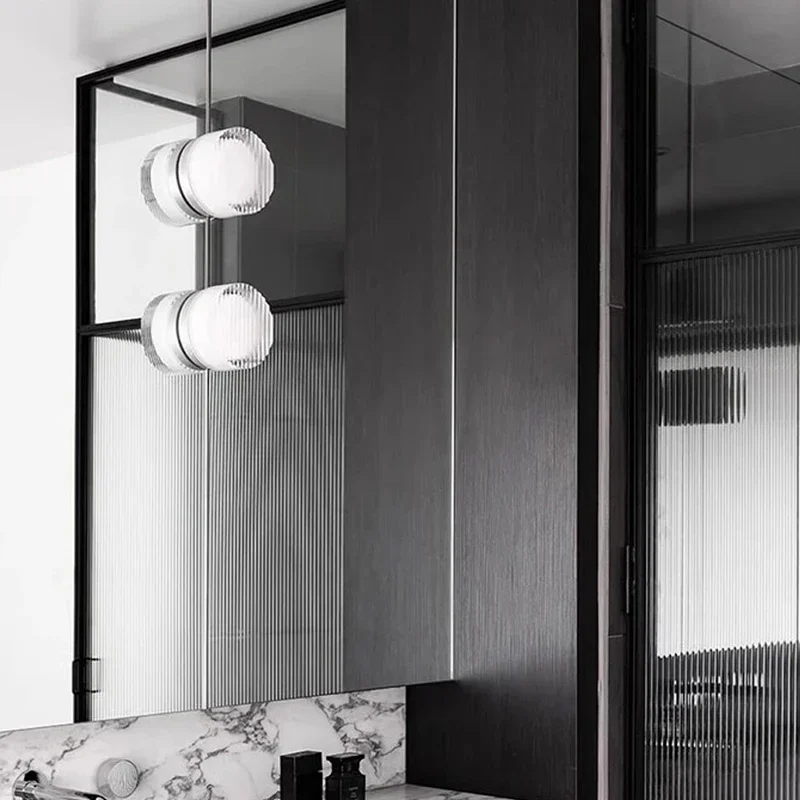 Nordic Moderne Glazen Wandlamp Eenvoudige woonkamer Wandkandelaar Verlichtingsarmaturen Creatieve trap gang Wandlampen Gangpad Wandlamp voor hal Slaapkamer (Black